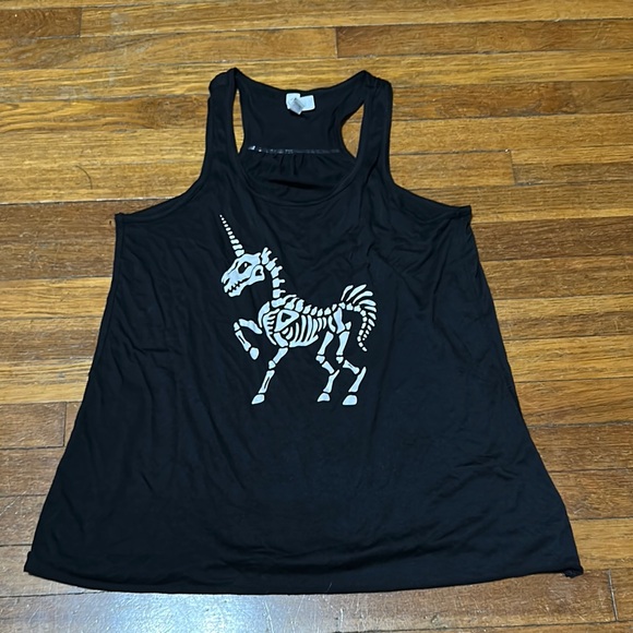 Constantly Varied Gear Tops - Constantly Varied Gear CVG Unicorn Skeleton Tank Top, XL